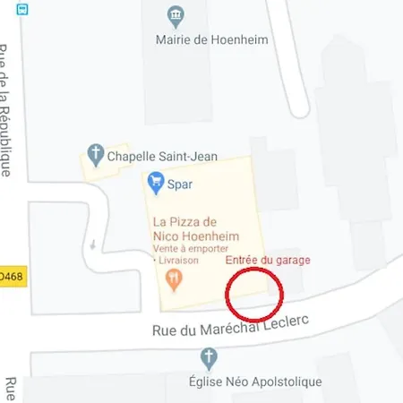아파트 Le Petit Ried 호엔하임